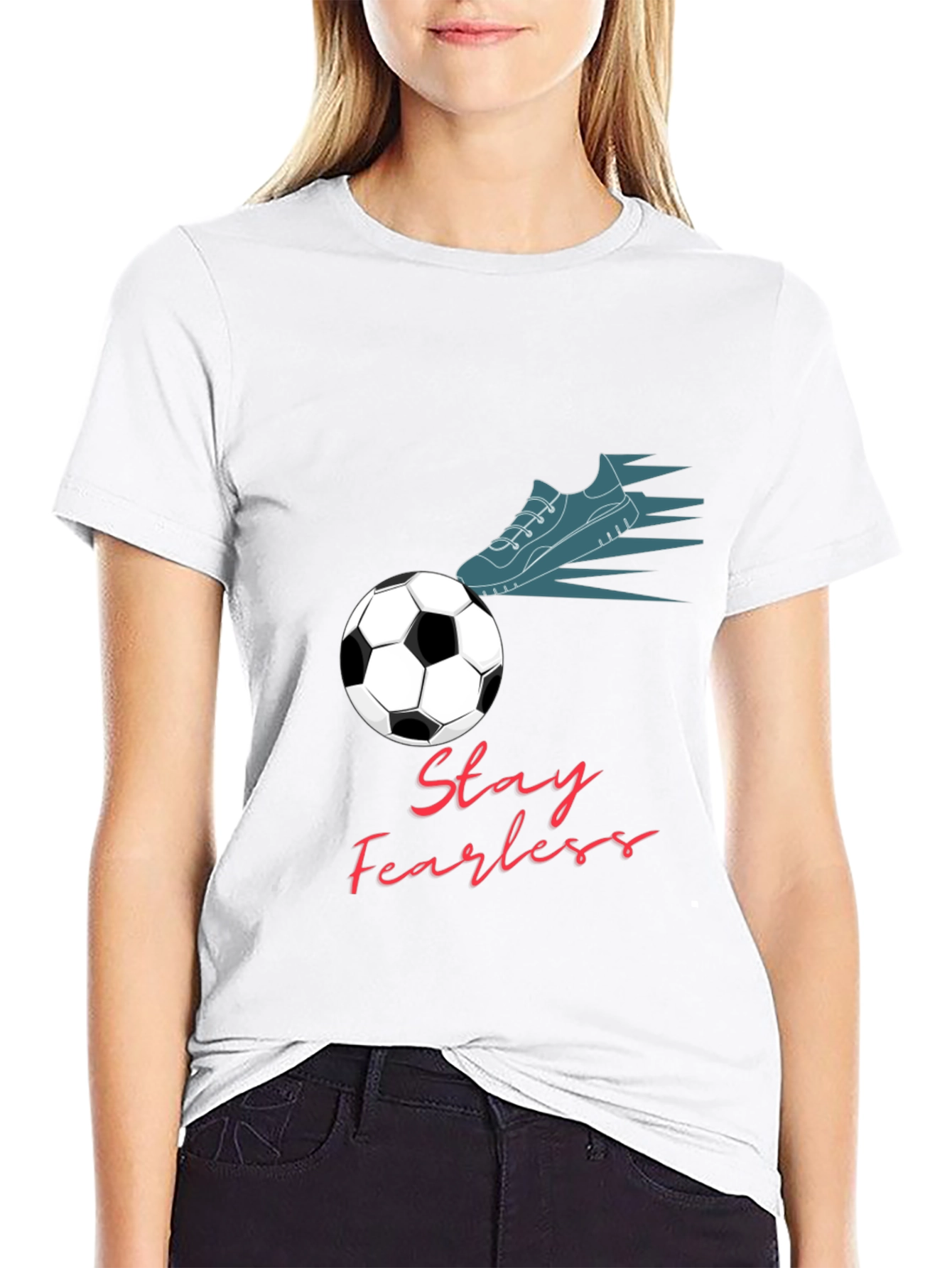 Stay Fearless Soccer Tee