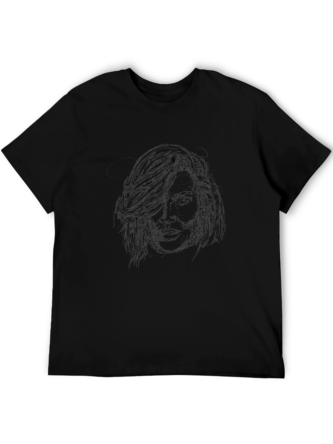 Black Graphic Tee - Womans Sketch