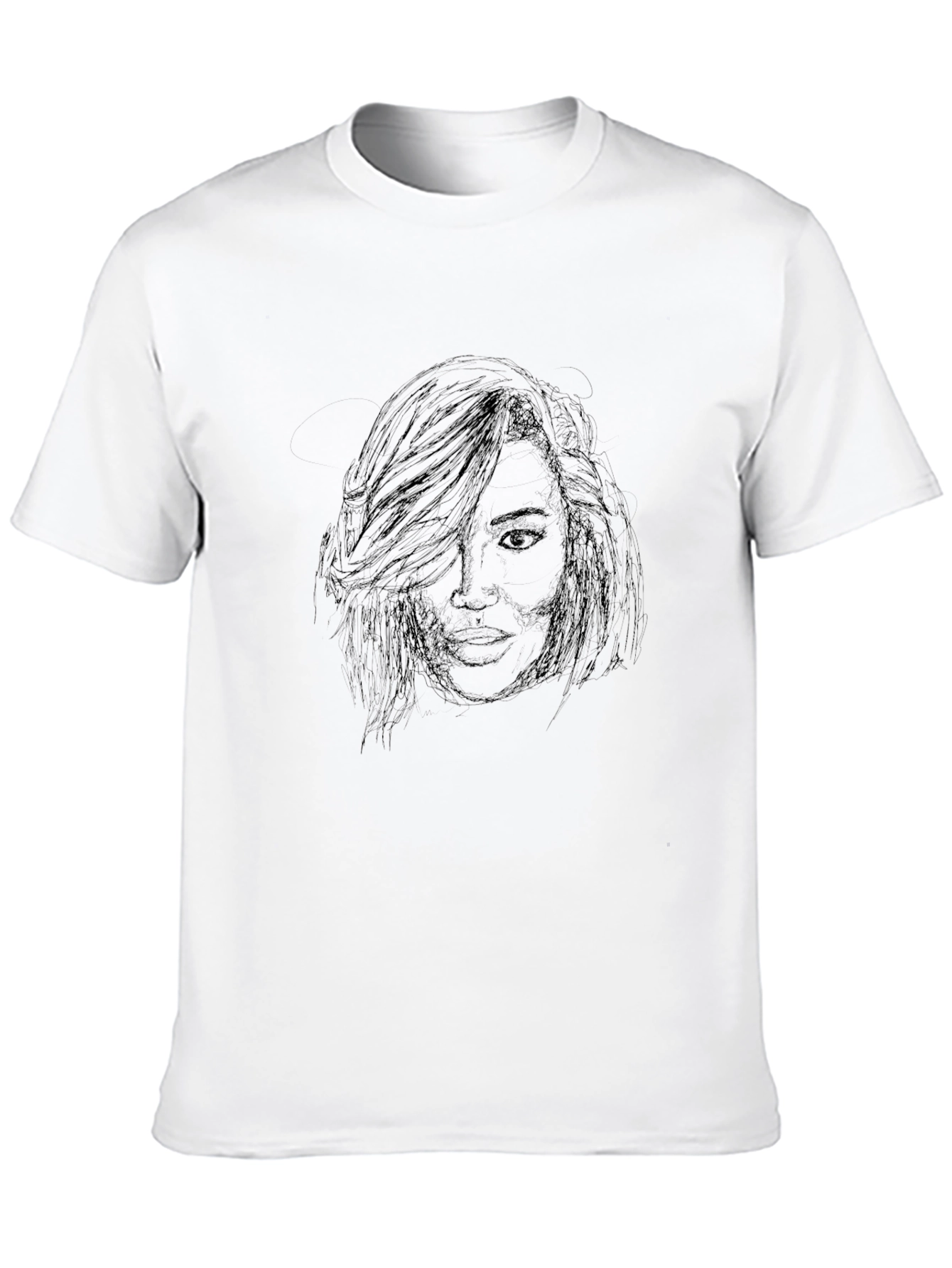 Black Graphic Tee - Womans Sketch