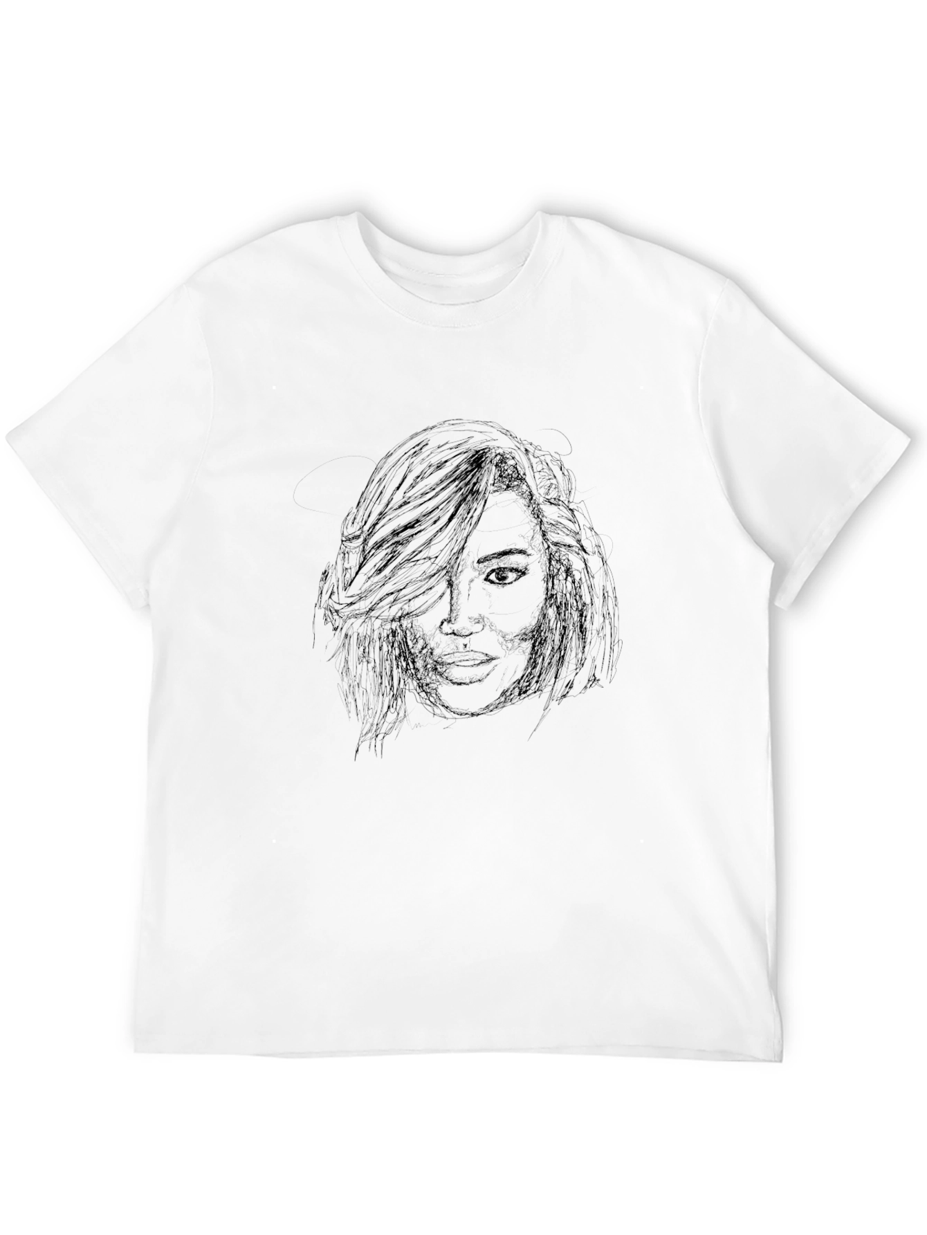 Black Graphic Tee - Womans Sketch