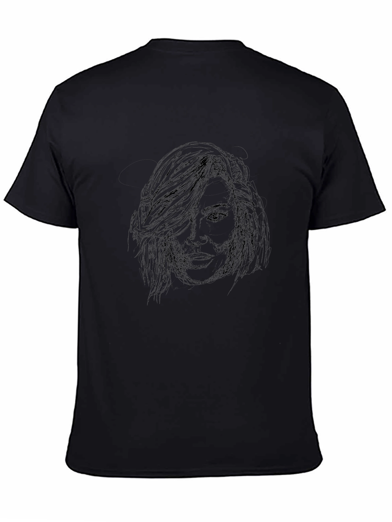 Black Graphic Tee - Womans Sketch