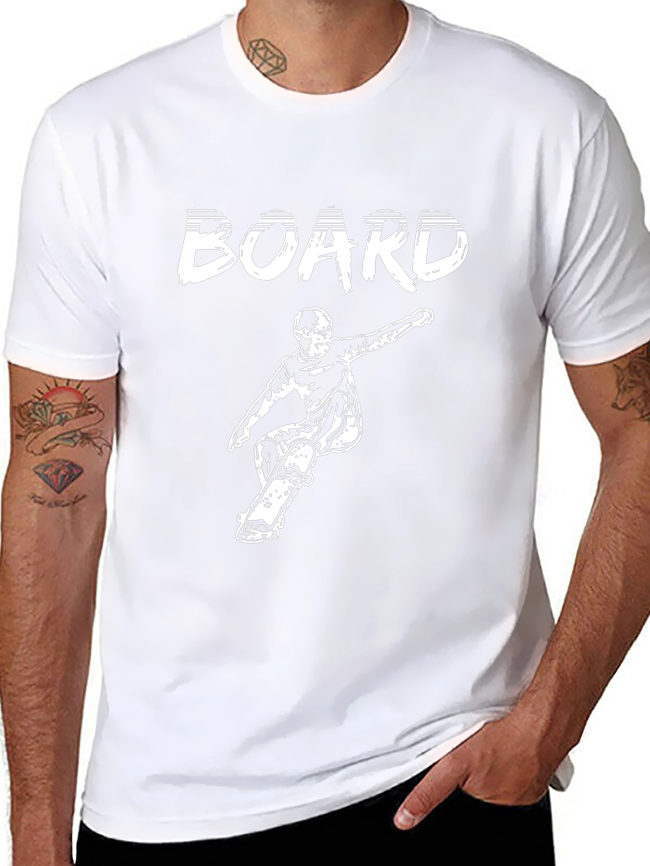 Skateboard T-Shirt - Boarding Graphic Tee