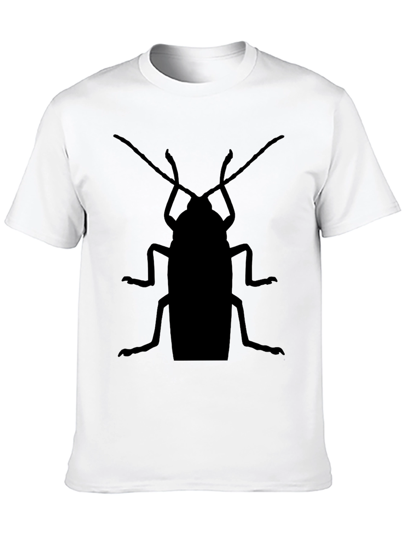 Cockroach Graphic Tee - Black Cotton Casual Top
