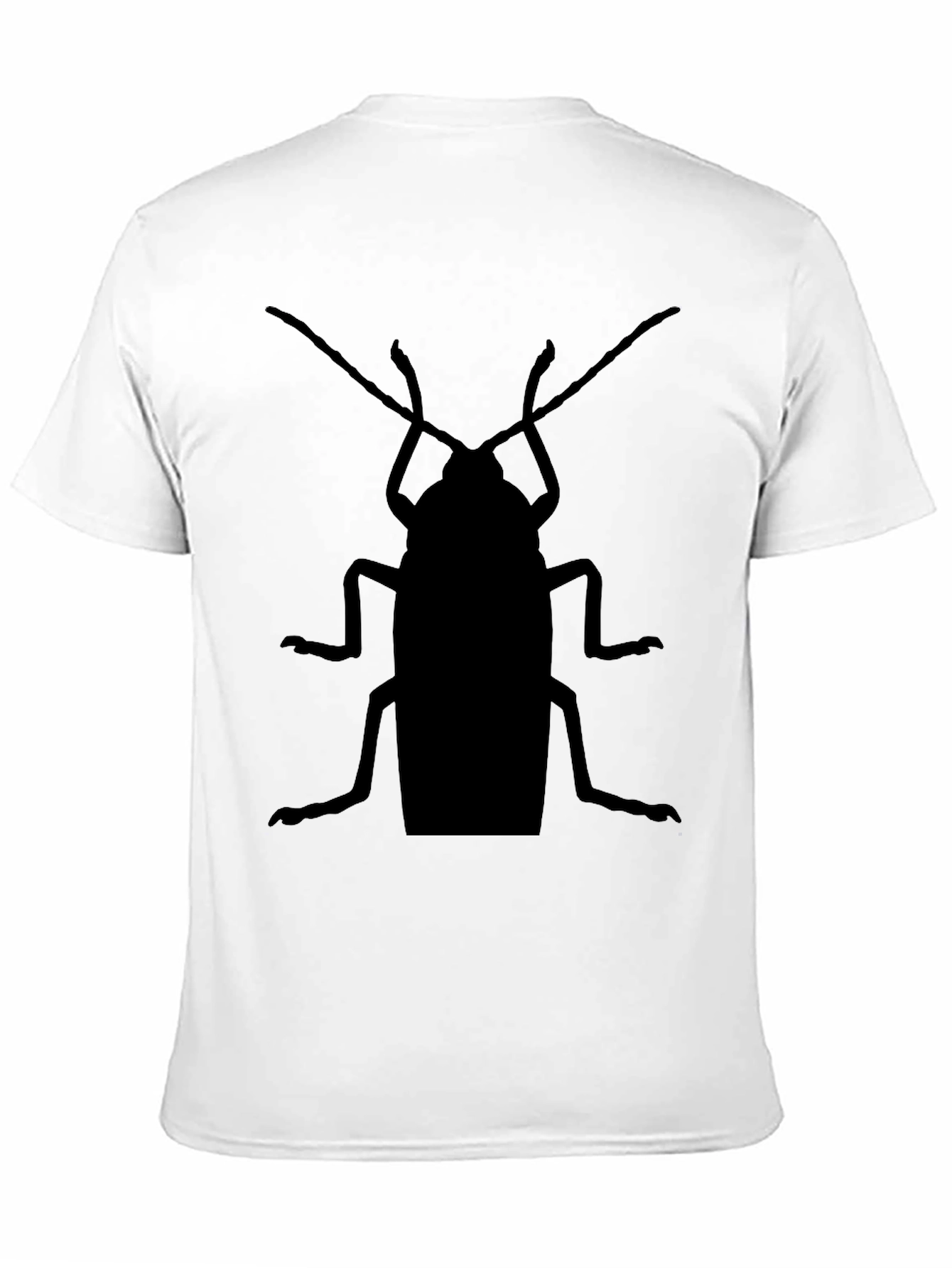 Cockroach Graphic Tee - Black Cotton Casual Top