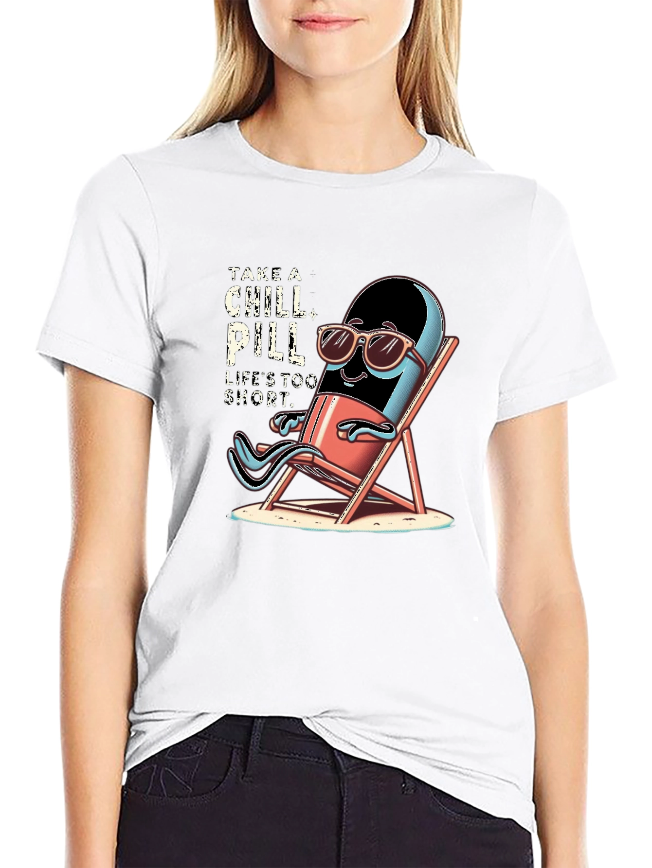 Chill Pill T-Shirt - Relax & Enjoy Life