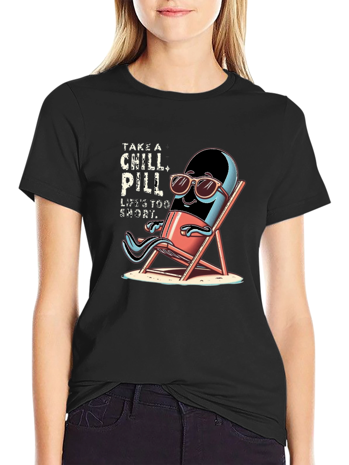 Chill Pill T-Shirt - Relax & Enjoy Life