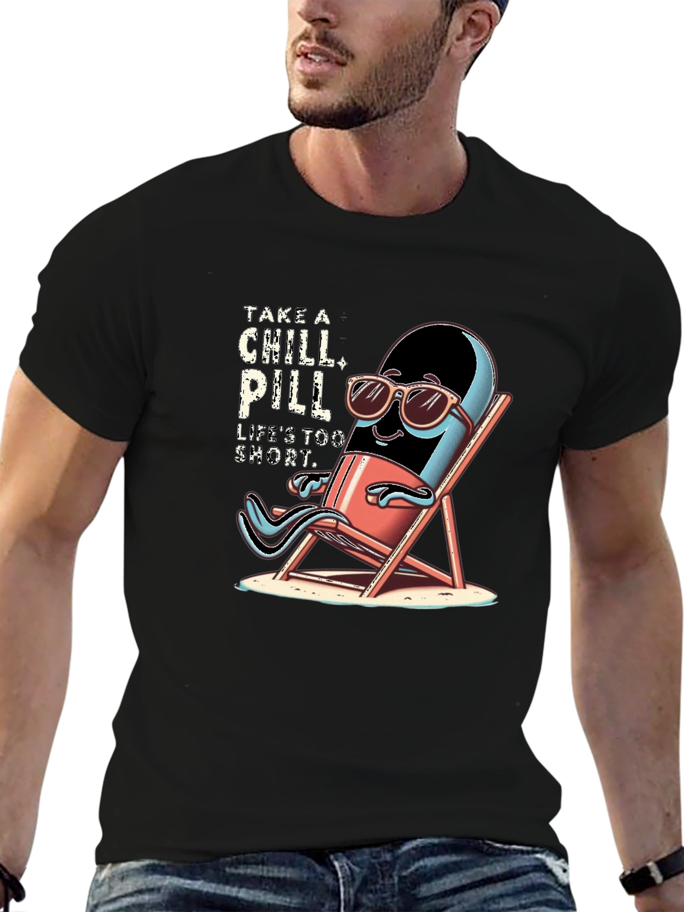 Chill Pill T-Shirt - Relax & Enjoy Life