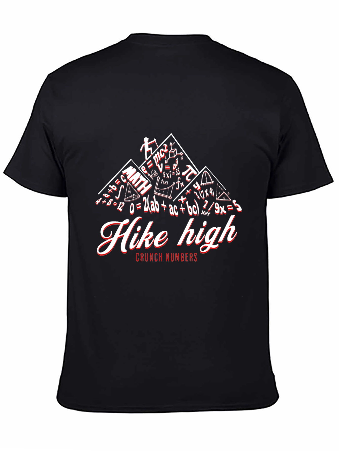 Hike High Math T-Shirt - Funny Science Tee