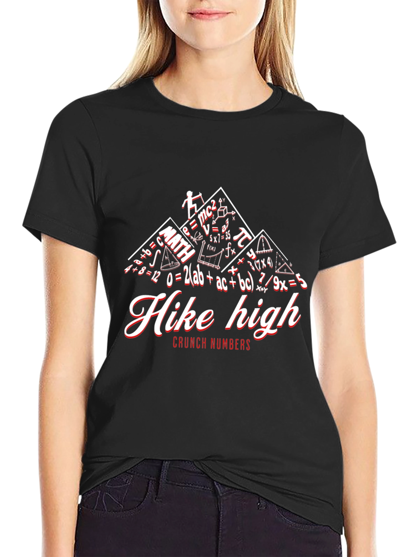 Hike High Math T-Shirt - Funny Science Tee