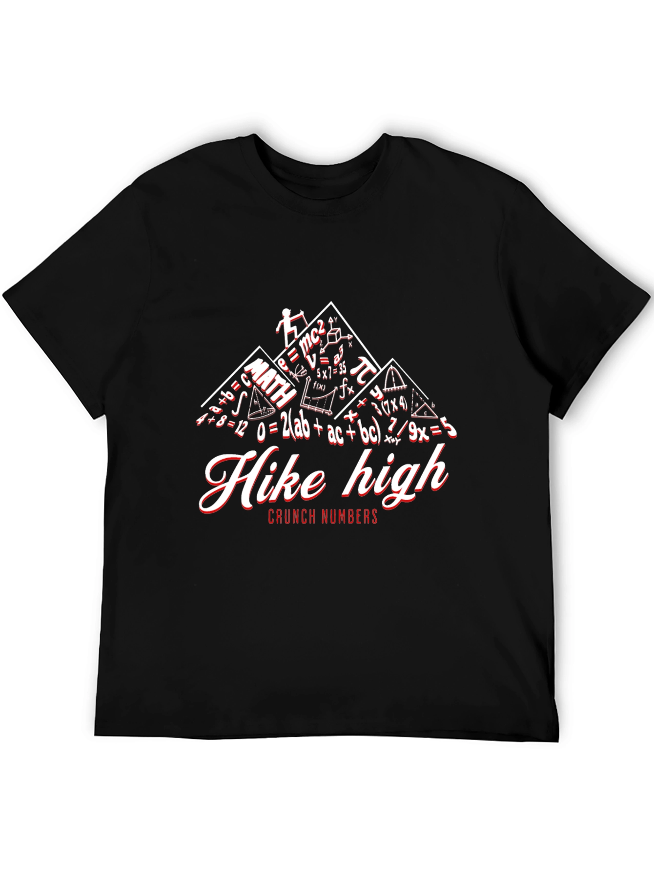 Hike High Math T-Shirt - Funny Science Tee