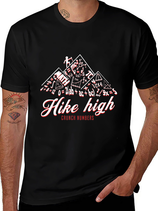 Hike High Math T-Shirt - Funny Science Tee