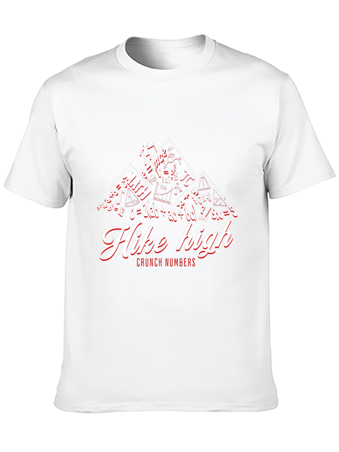 Hike High Math T-Shirt - Funny Science Tee