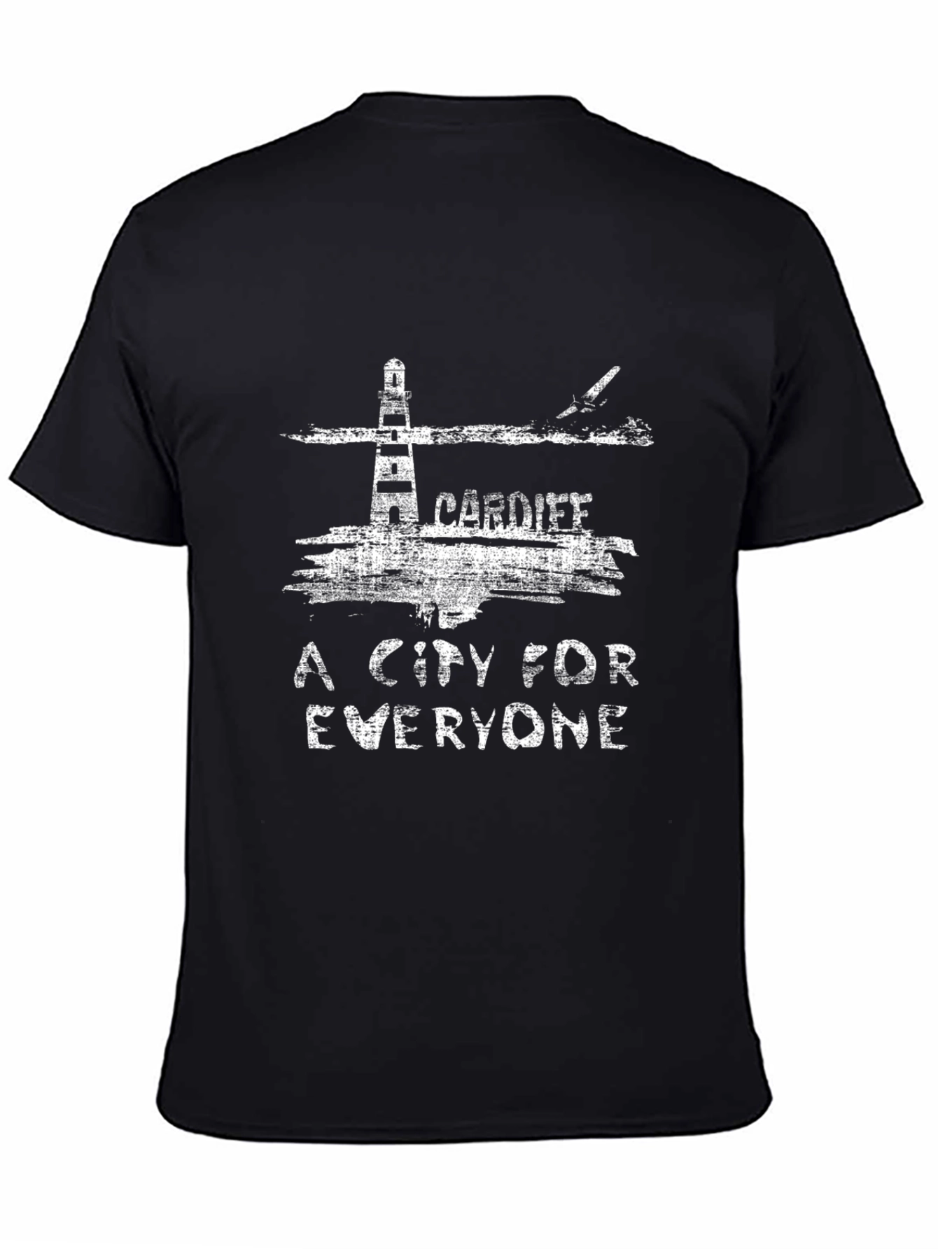 Cardiff Lighthouse T-Shirt - A City For Everyone