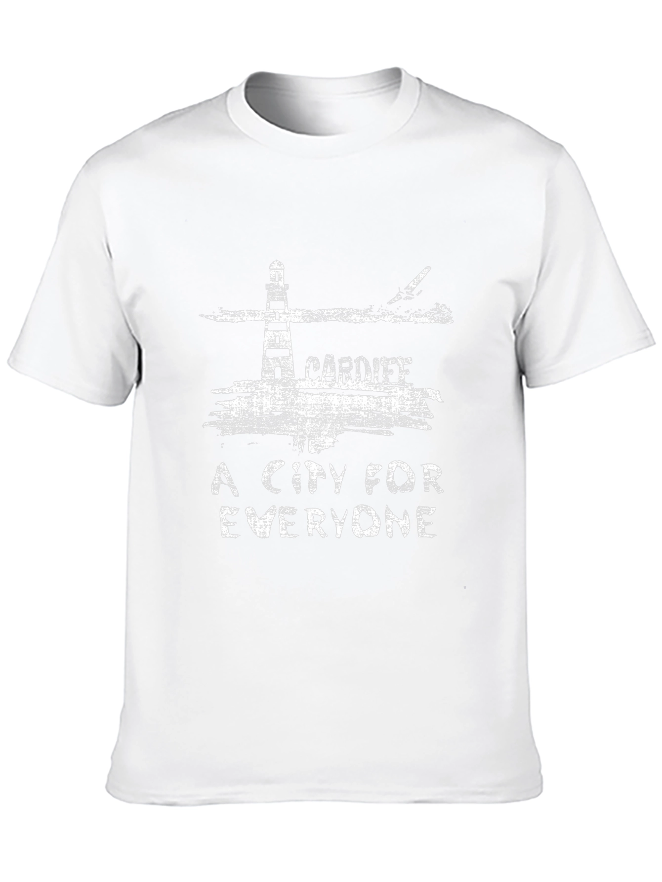 Cardiff Lighthouse T-Shirt - A City For Everyone