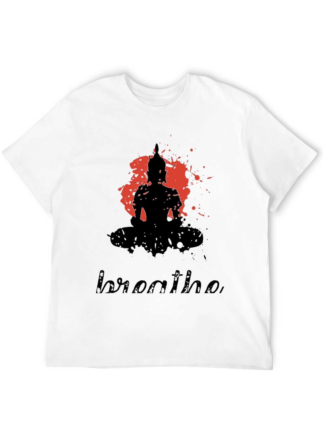 Meditate Buddha Graphic T-Shirt - Breathe Zen