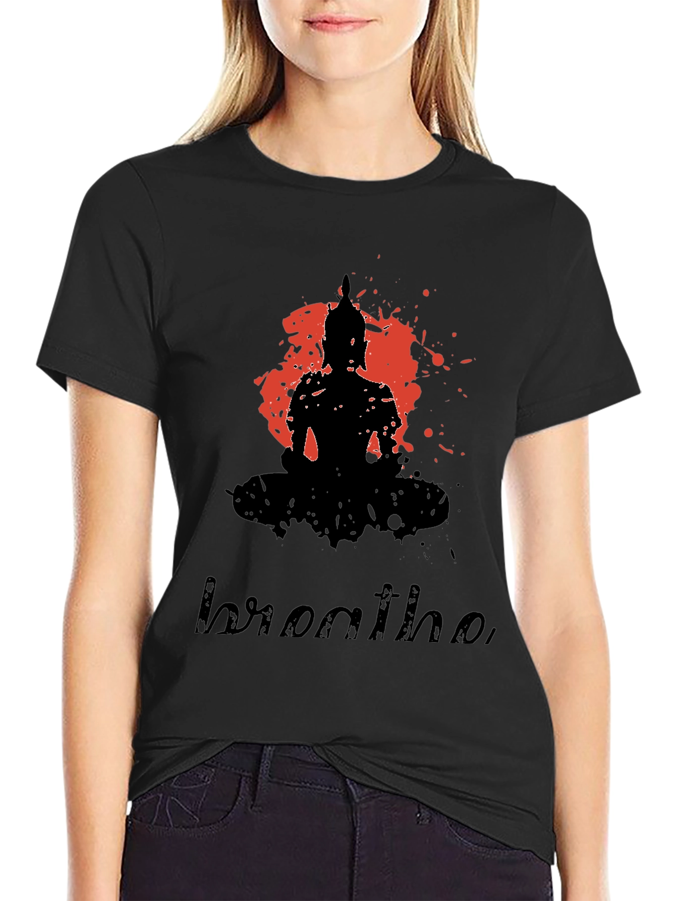 Meditate Buddha Graphic T-Shirt - Breathe Zen