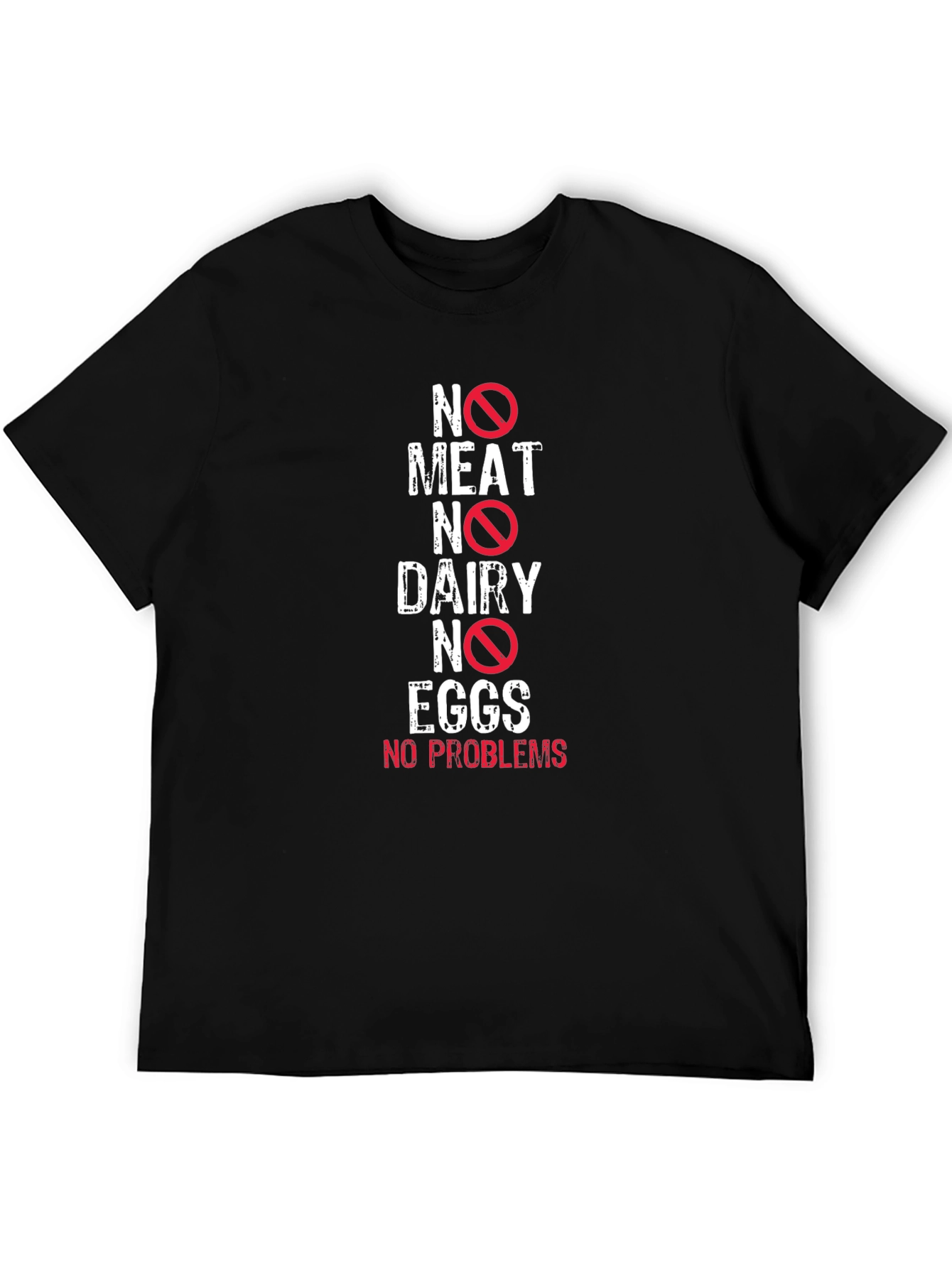 Vegan Lifestyle Graphic T-Shirt - No Meat Dairy Eggs