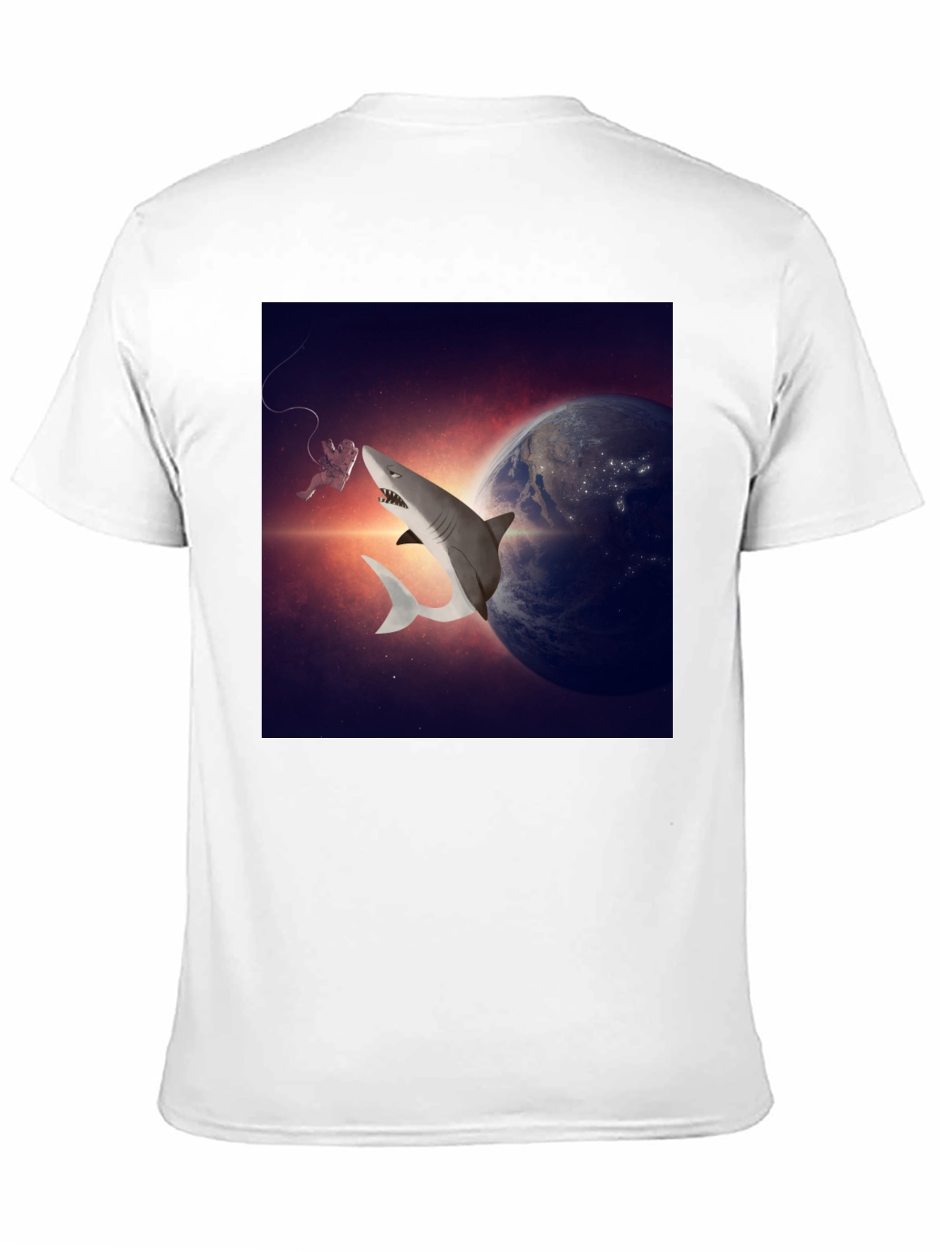 Cosmic Shark T-Shirt - Space Adventure Tee
