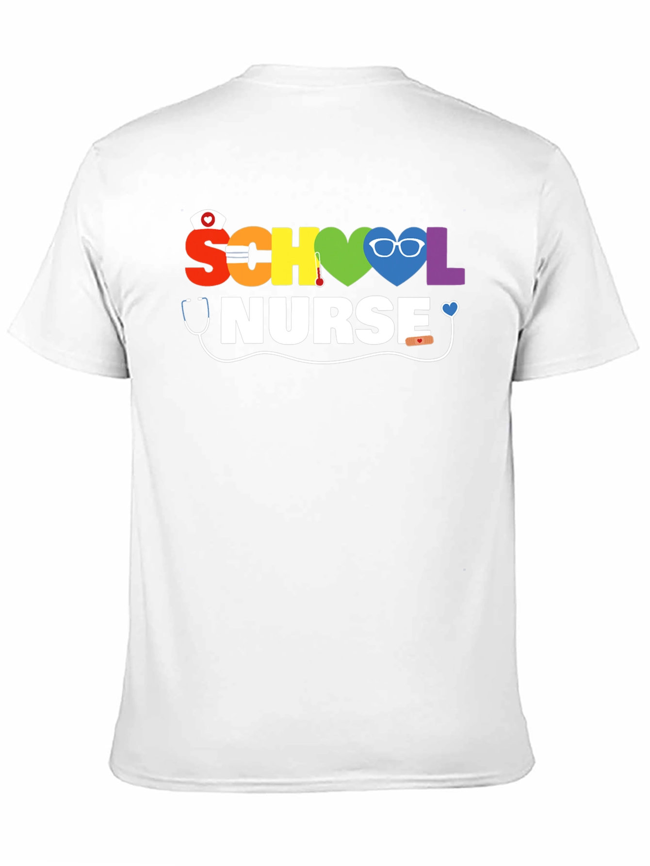 Rainbow School Nurse T-Shirt