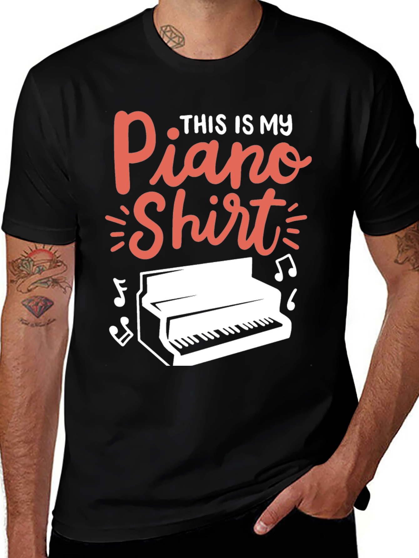 Piano Shirt - Music Lover Tee
