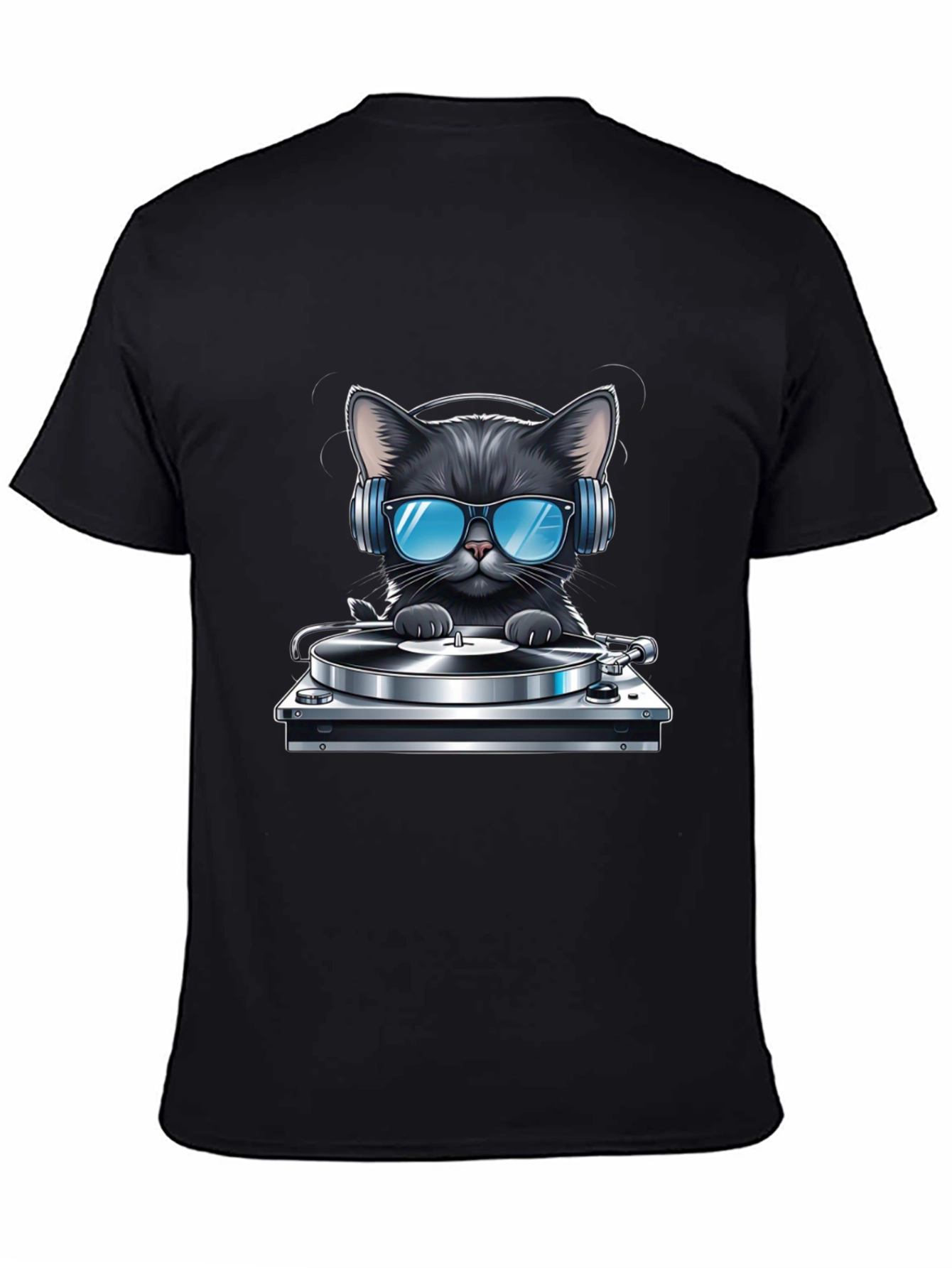 DJ Cat T-Shirt - Black
