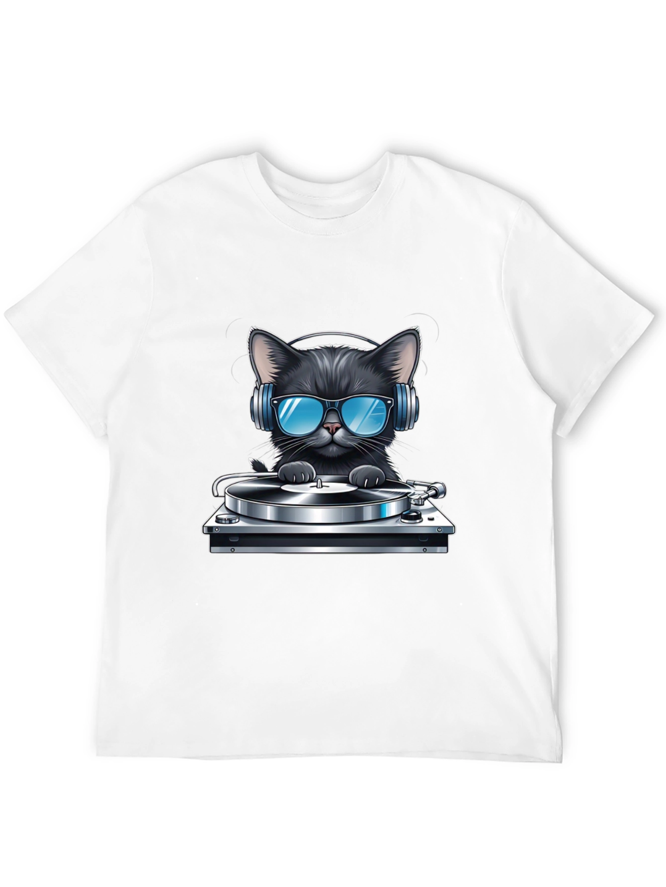 DJ Cat T-Shirt - Black