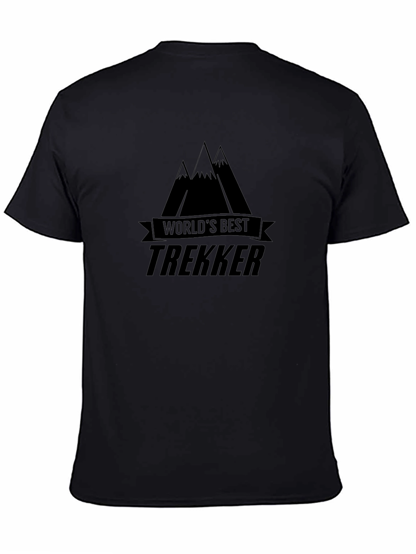 Worlds Best Trekker T-Shirt - Mountain Design