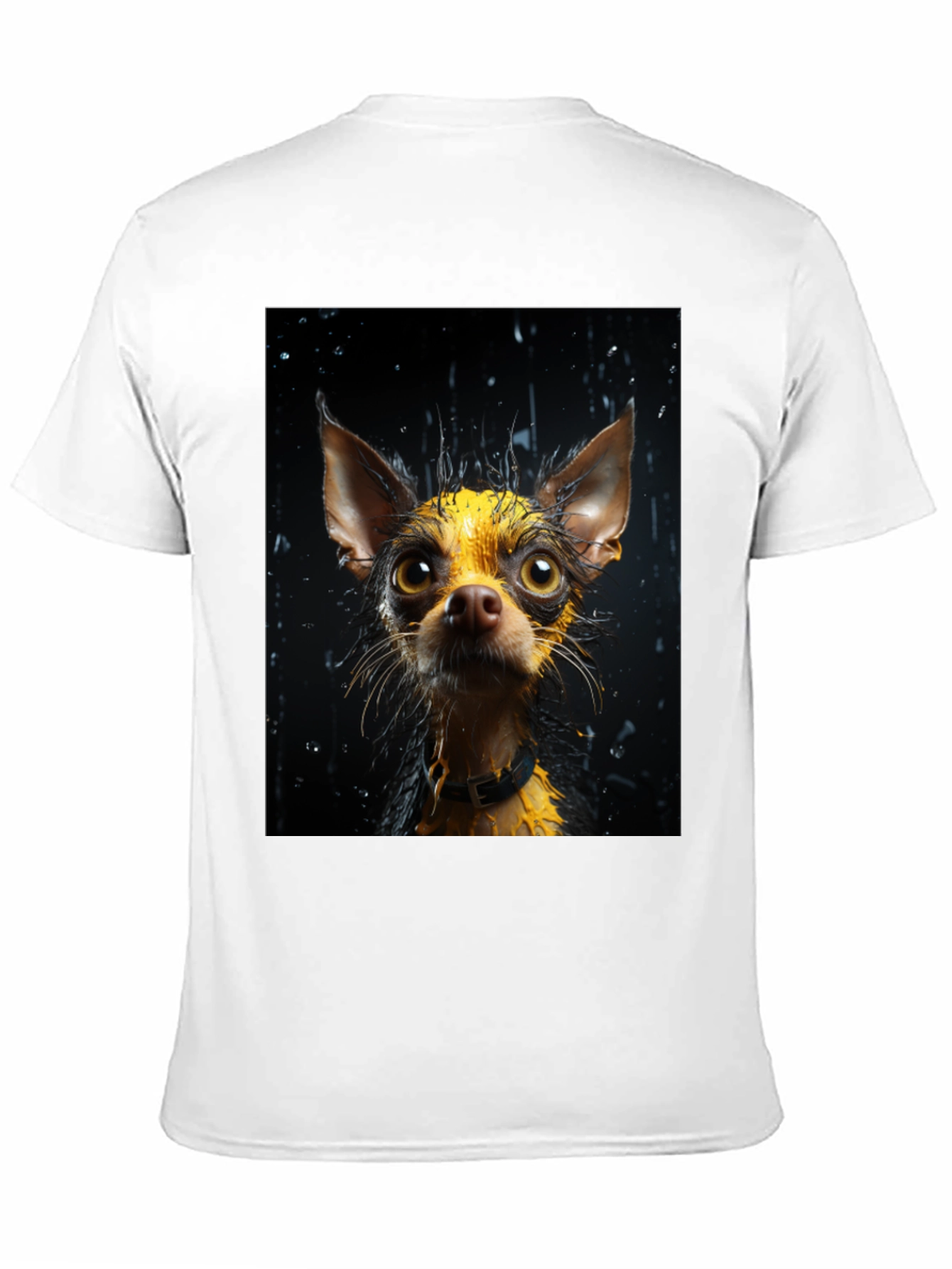 Dog Lovers Wet Dog Graphic Tee - Black
