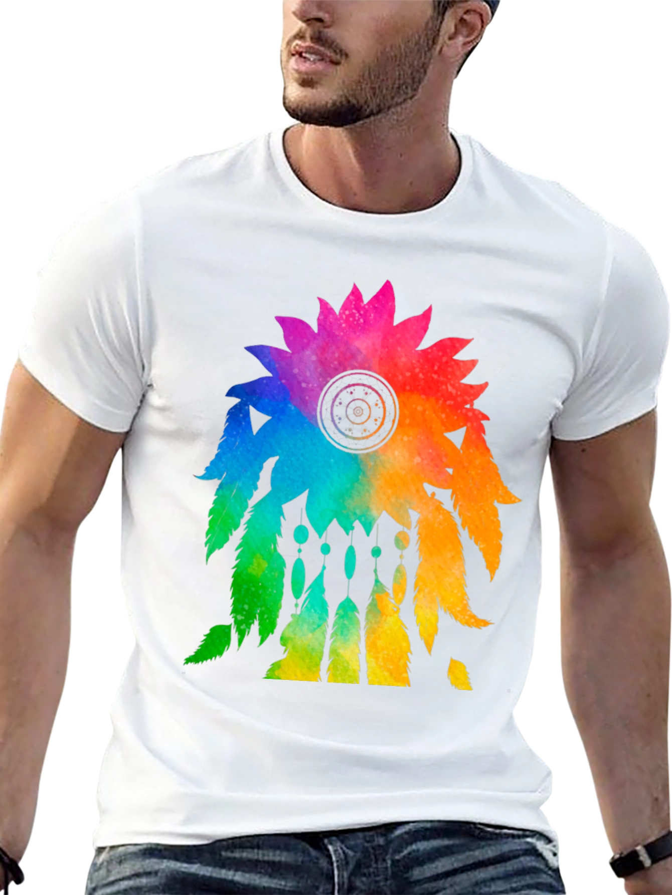 Rainbow Dreamcatcher Graphic Tee - Unisex