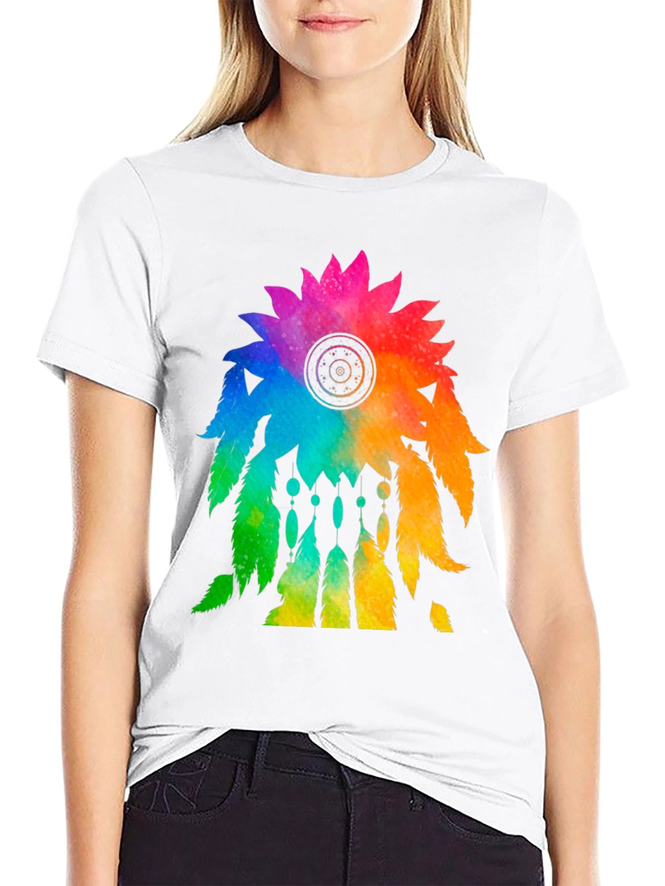 Rainbow Dreamcatcher Graphic Tee - Unisex