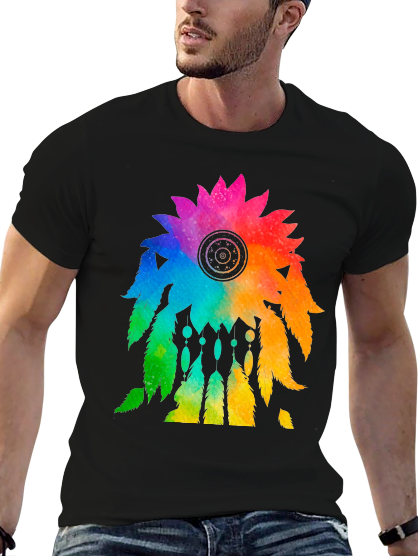 Rainbow Dreamcatcher Graphic Tee - Unisex