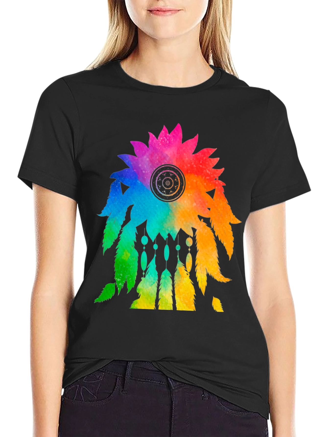 Rainbow Dreamcatcher Graphic Tee - Unisex