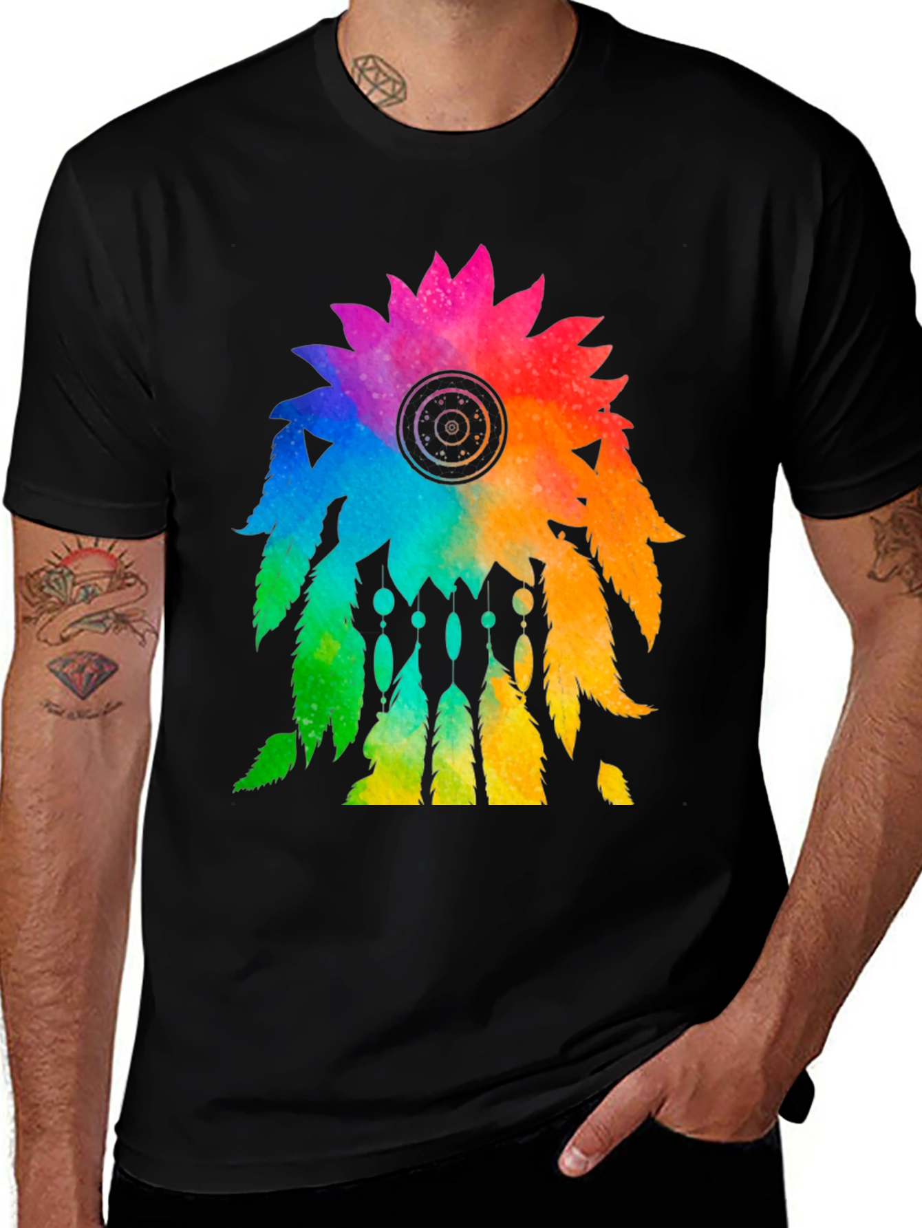 Rainbow Dreamcatcher Graphic Tee - Unisex