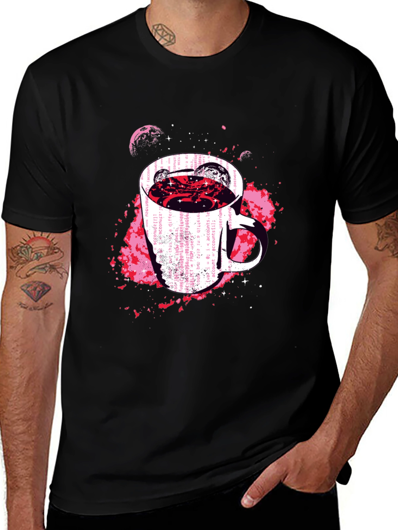 Cosmic Coffee Programmer Tee