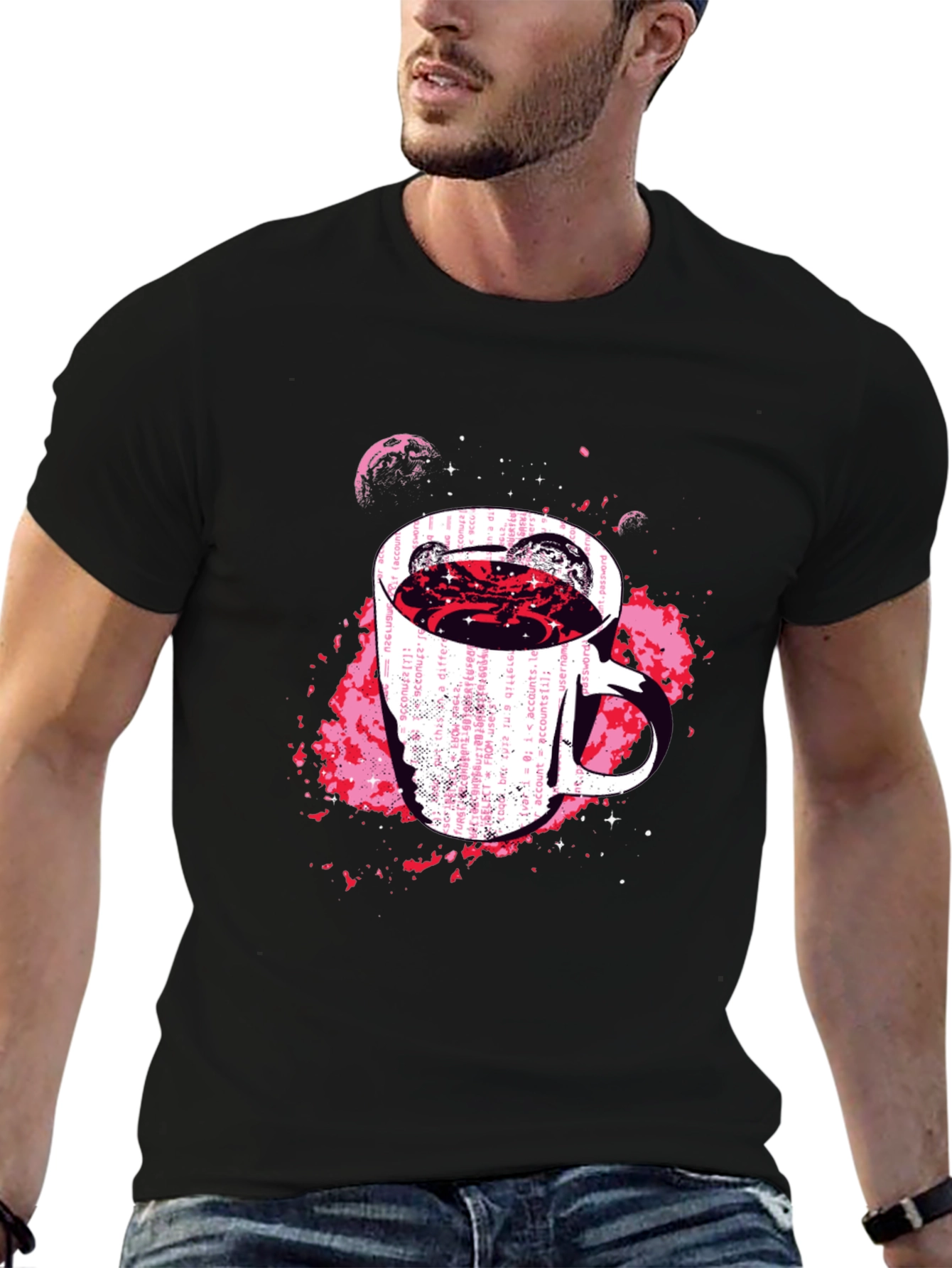 Cosmic Coffee Programmer Tee