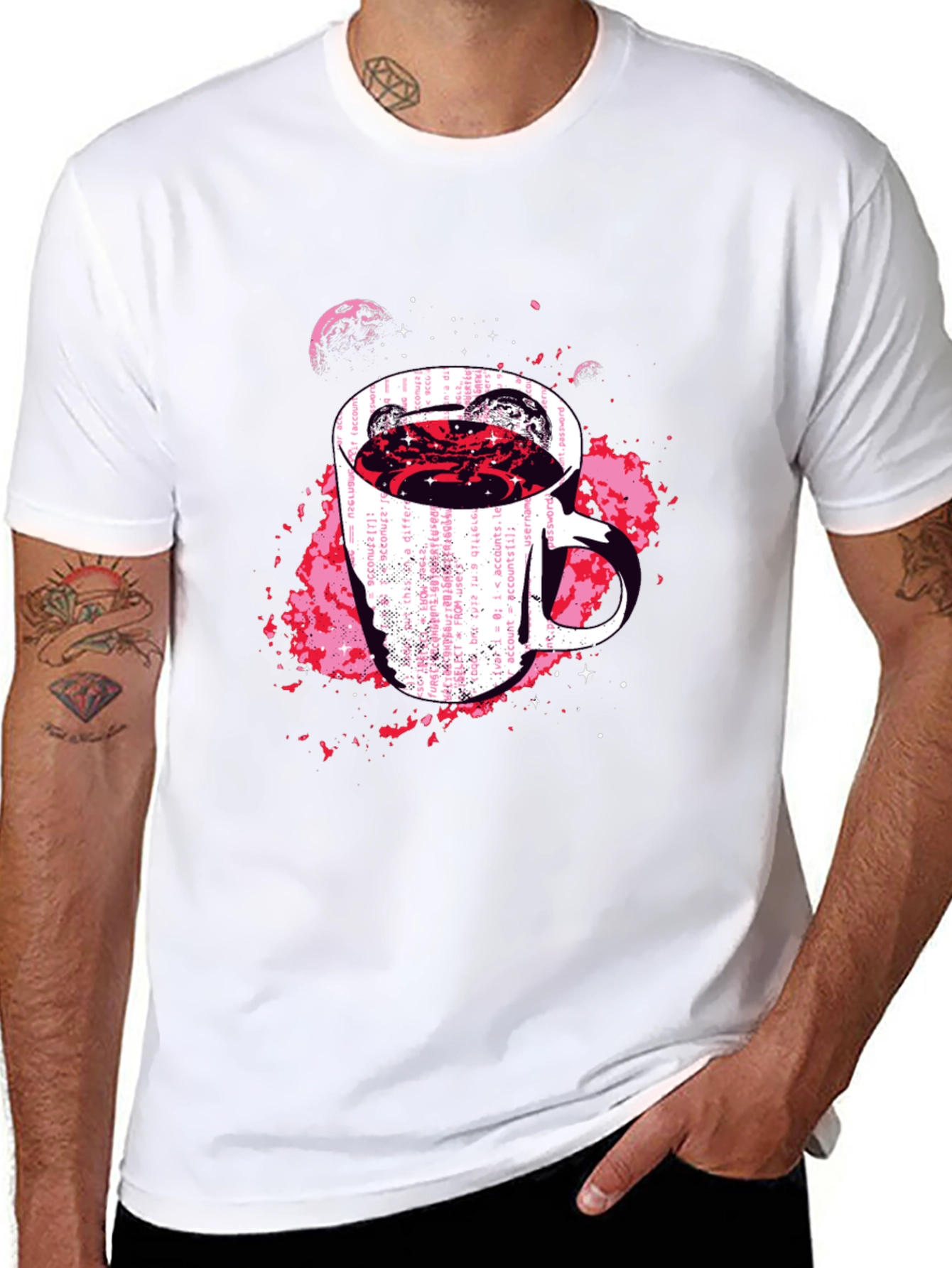 Cosmic Coffee Programmer Tee