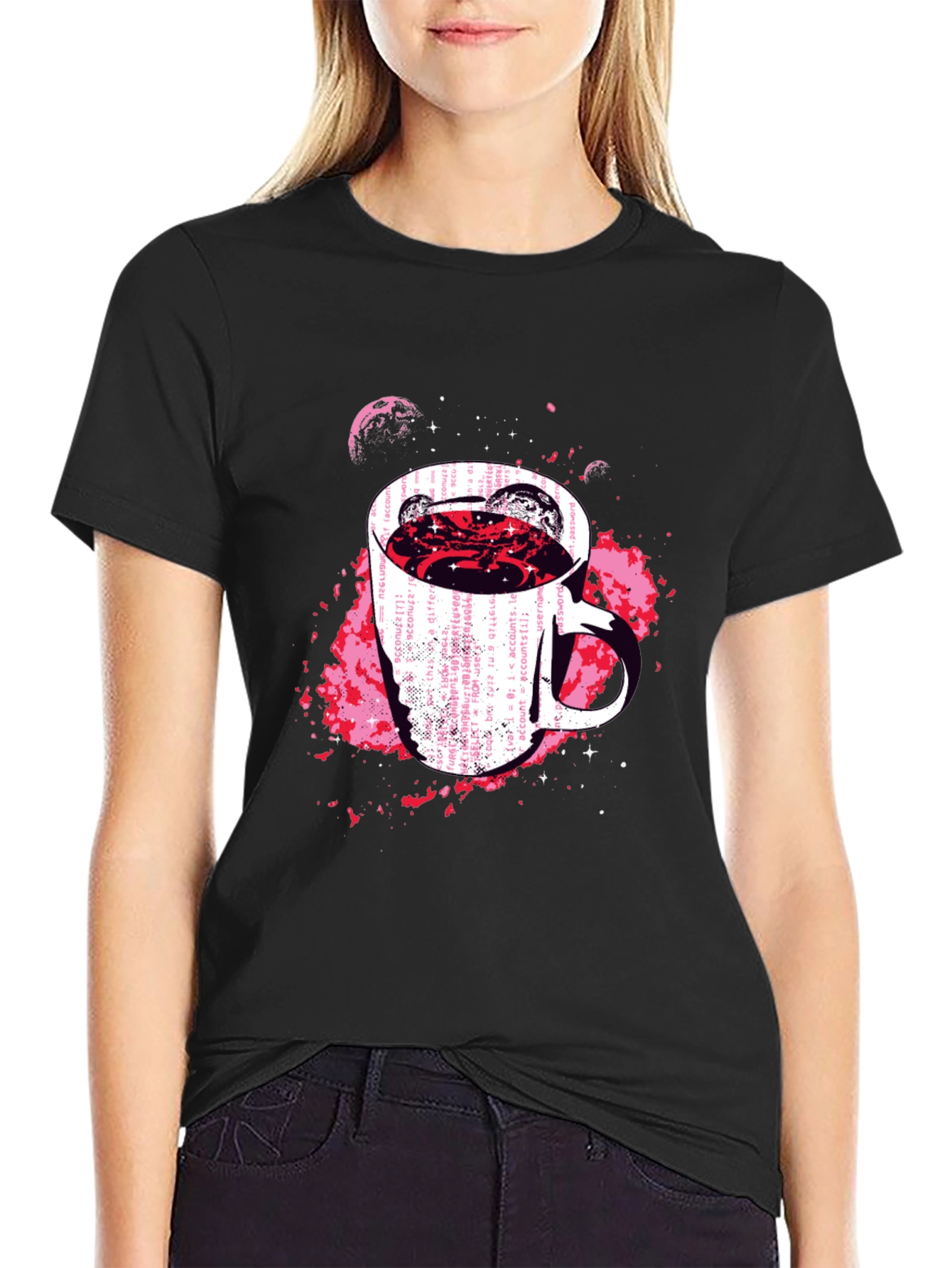 Cosmic Coffee Programmer Tee