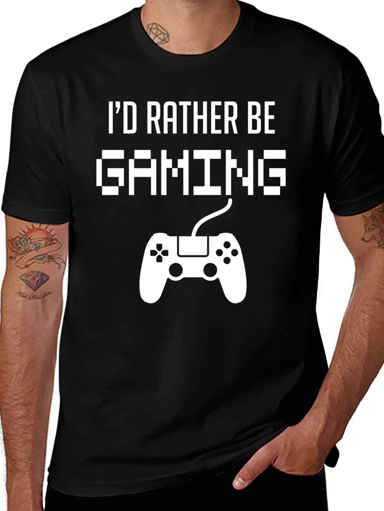 Id Rather Be Gaming T-Shirt - Gamer Gift