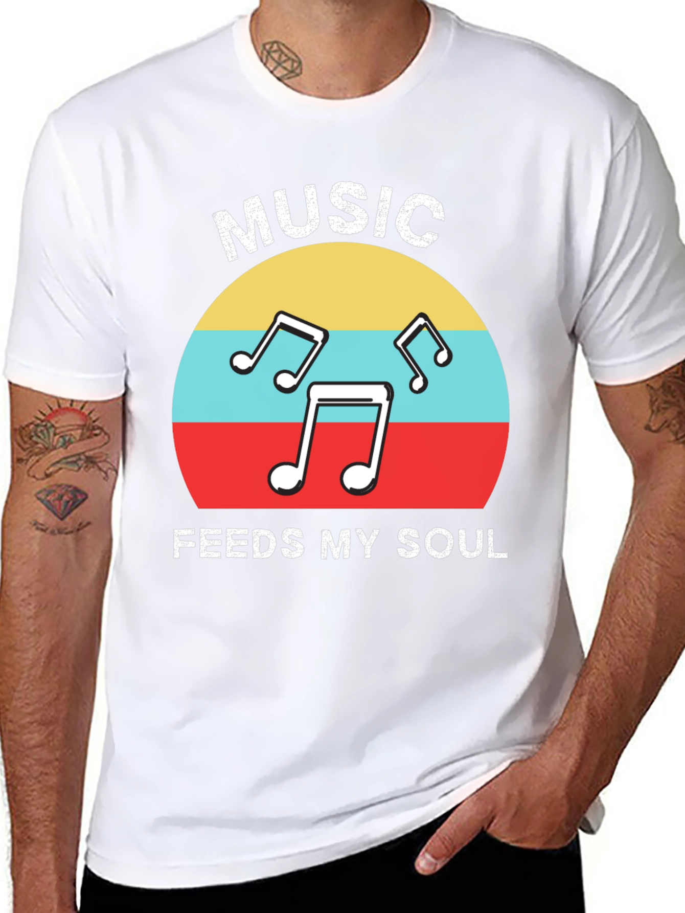 Music Feeds My Soul Graphic Tee