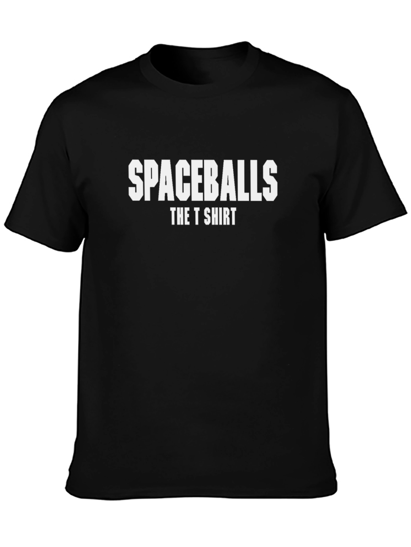 Spaceballs The T-Shirt Black Cotton Crew Neck