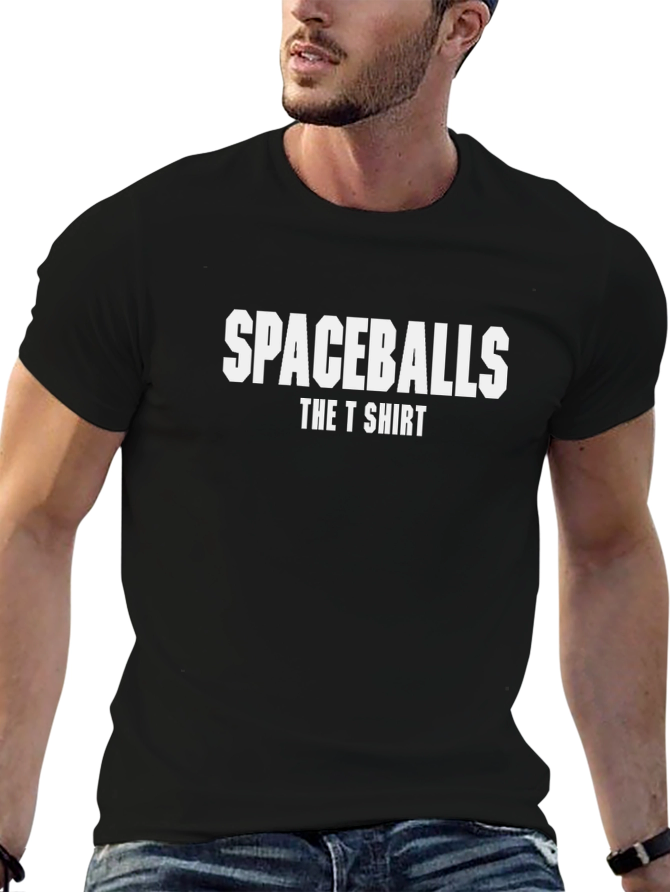 Spaceballs The T-Shirt Black Cotton Crew Neck