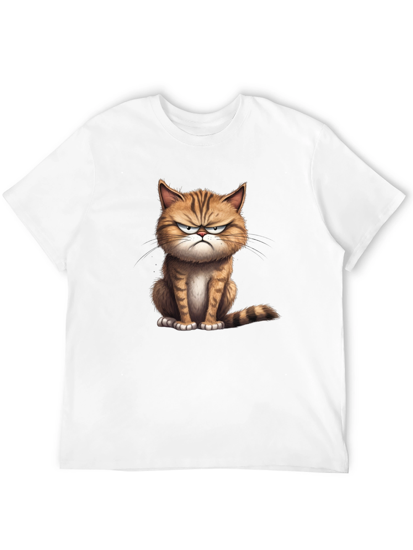 Grumpy Cat T-Shirt - Sullen Feline Graphic Tee