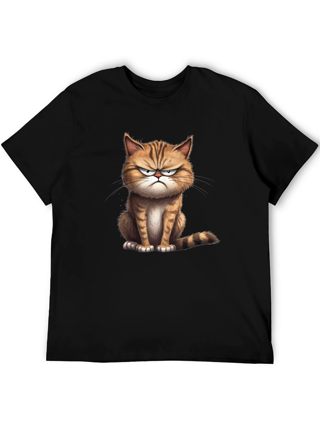 Grumpy Cat T-Shirt - Sullen Feline Graphic Tee