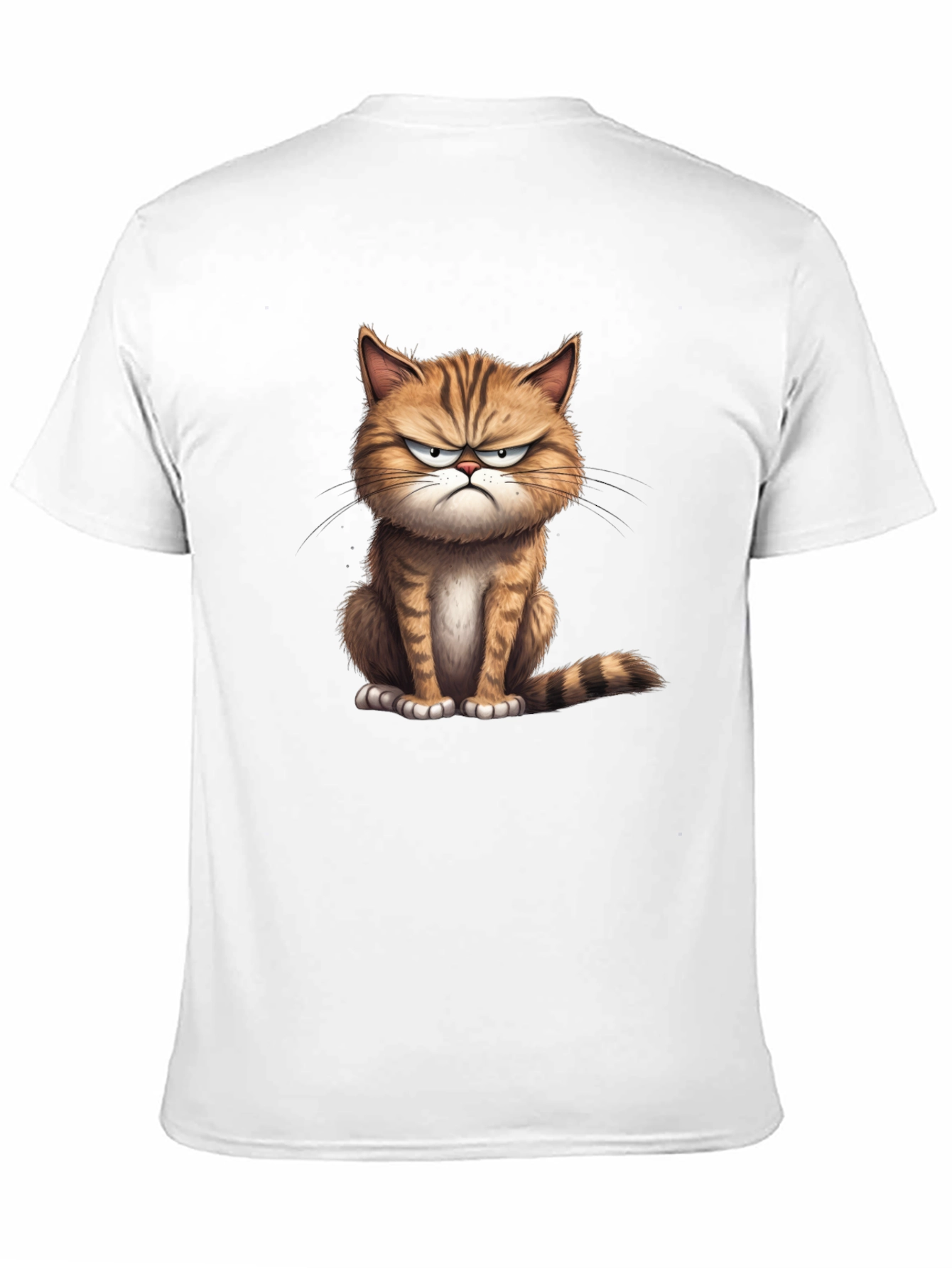 Grumpy Cat T-Shirt - Sullen Feline Graphic Tee