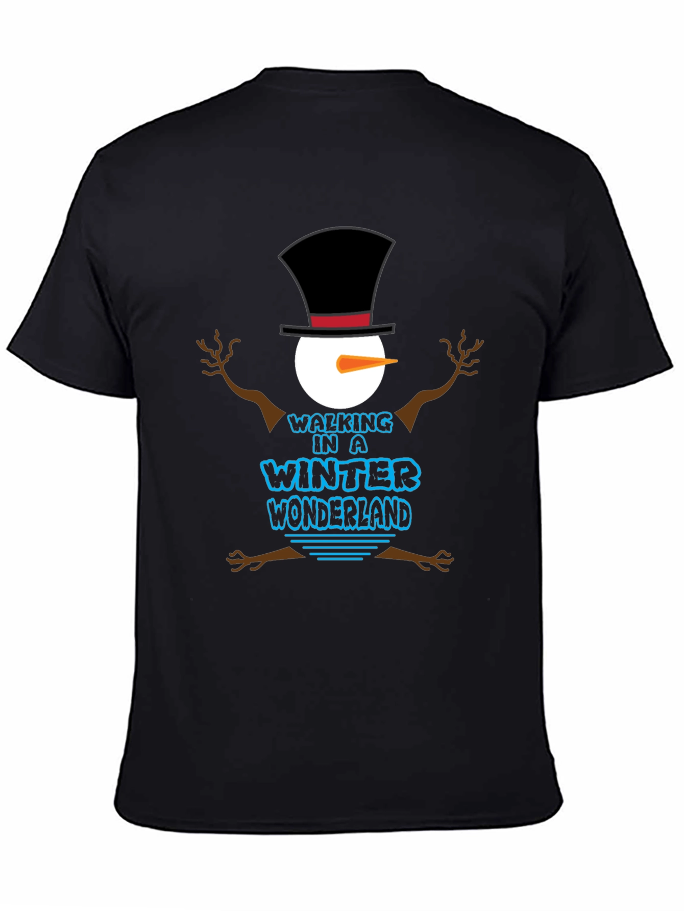 Winter Wonderland Snowman Graphic T-Shirt