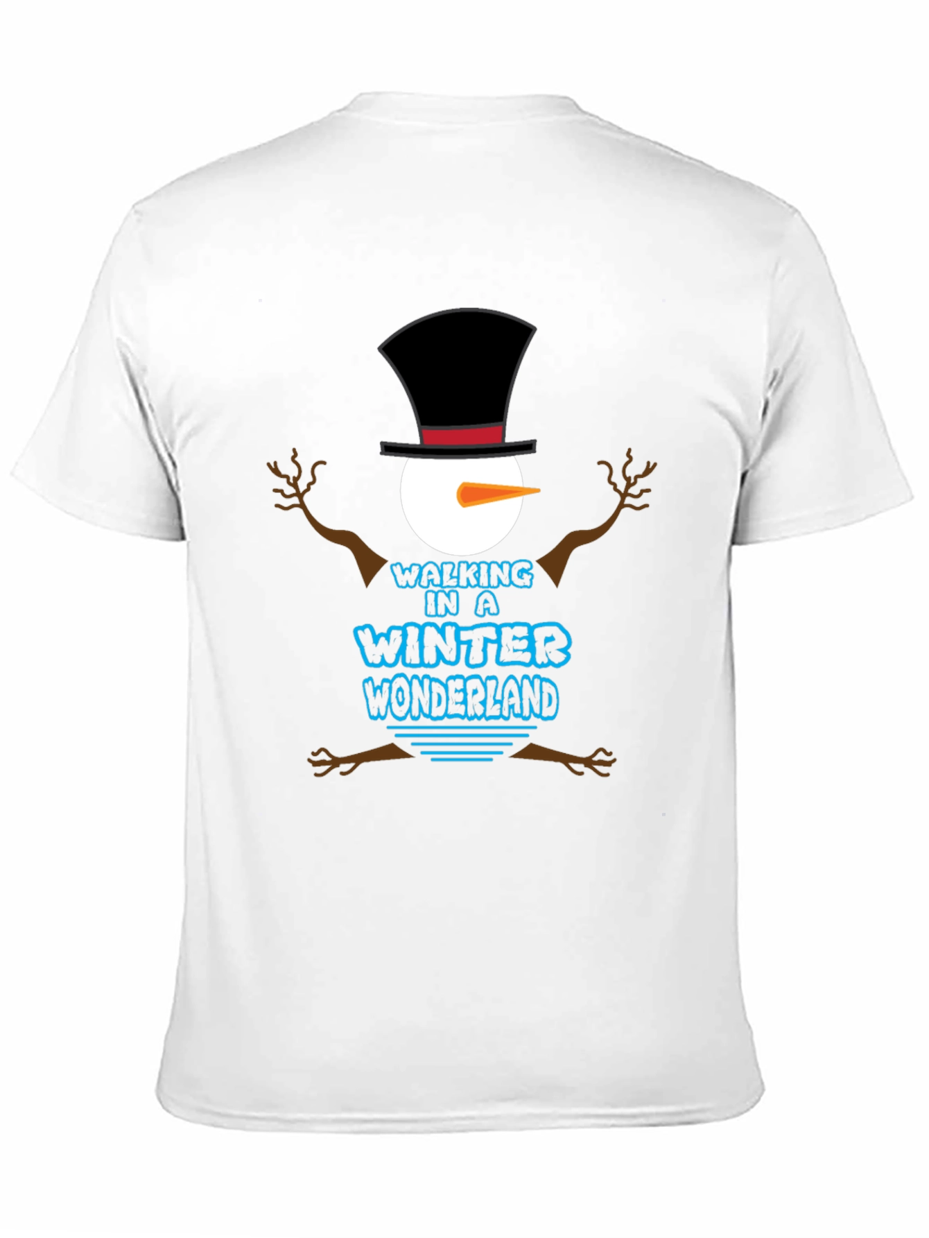 Winter Wonderland Snowman Graphic T-Shirt