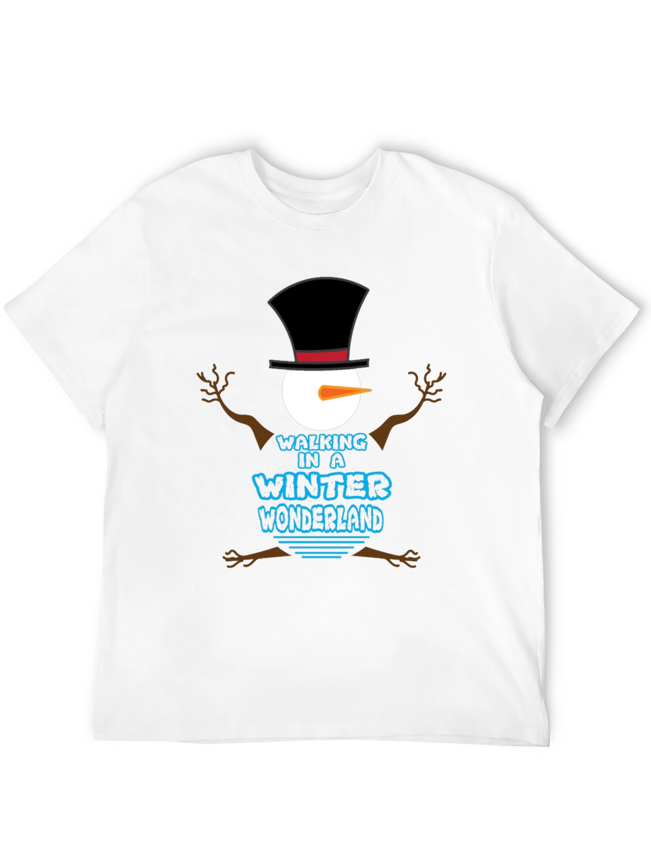 Winter Wonderland Snowman Graphic T-Shirt