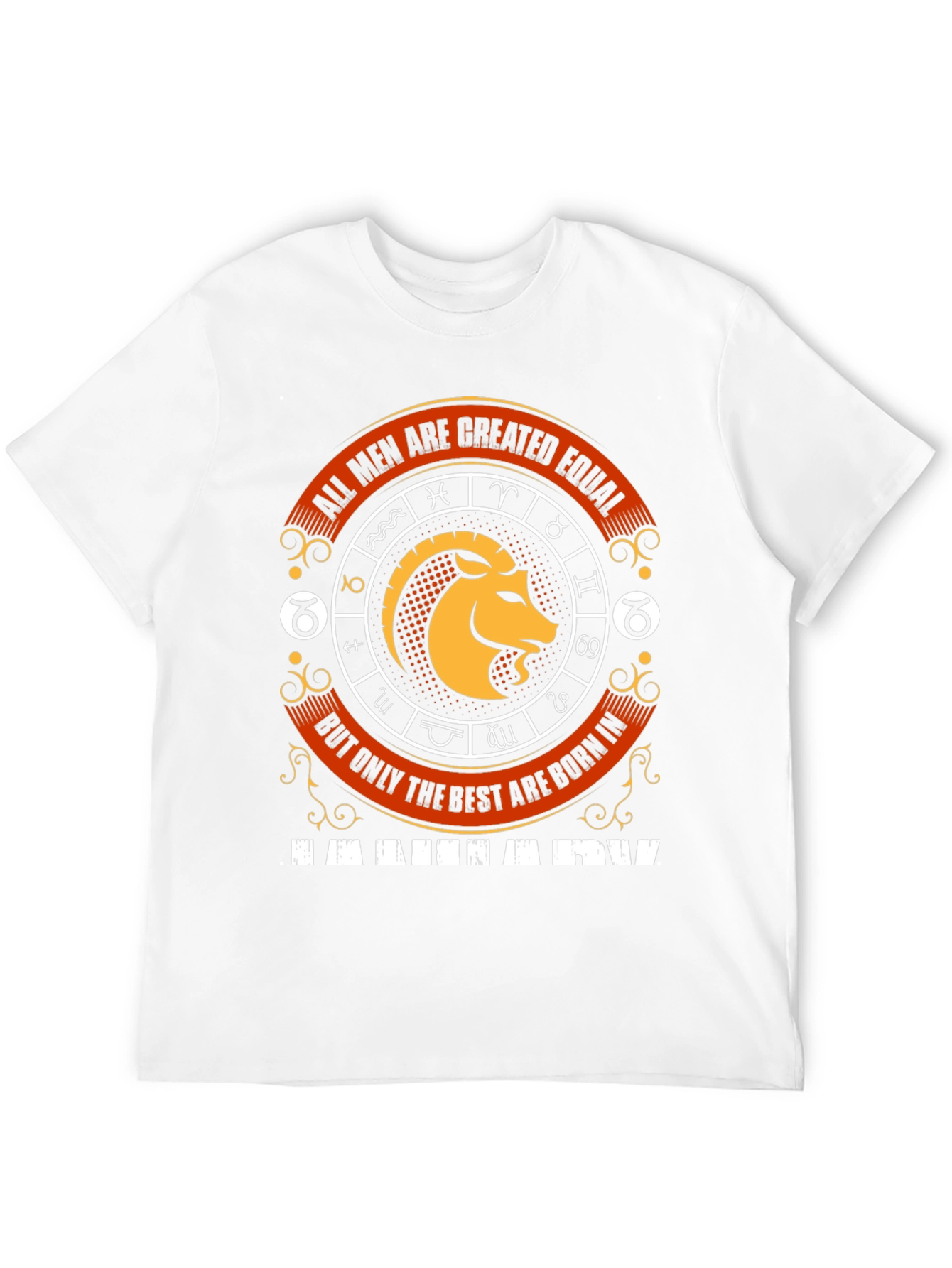 Capricorn Zodiac Sign Mens Graphic T-Shirt