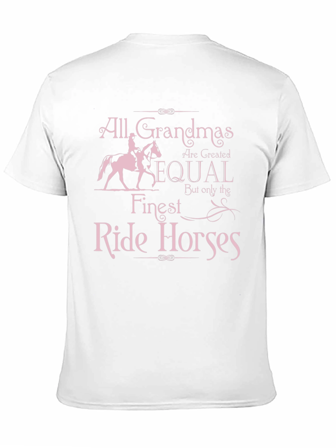 Grandma Horse Rider Graphic T-Shirt