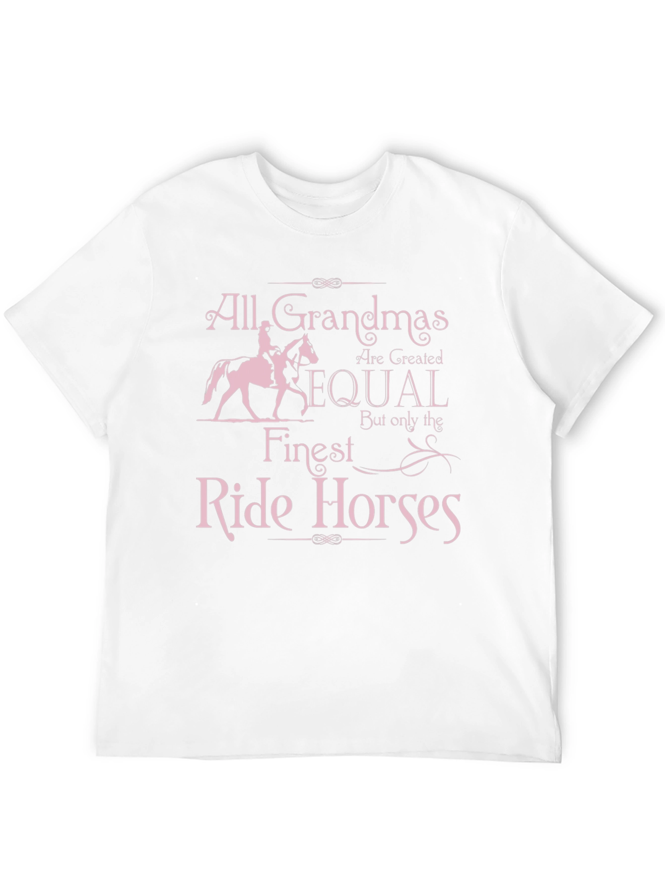Grandma Horse Rider Graphic T-Shirt